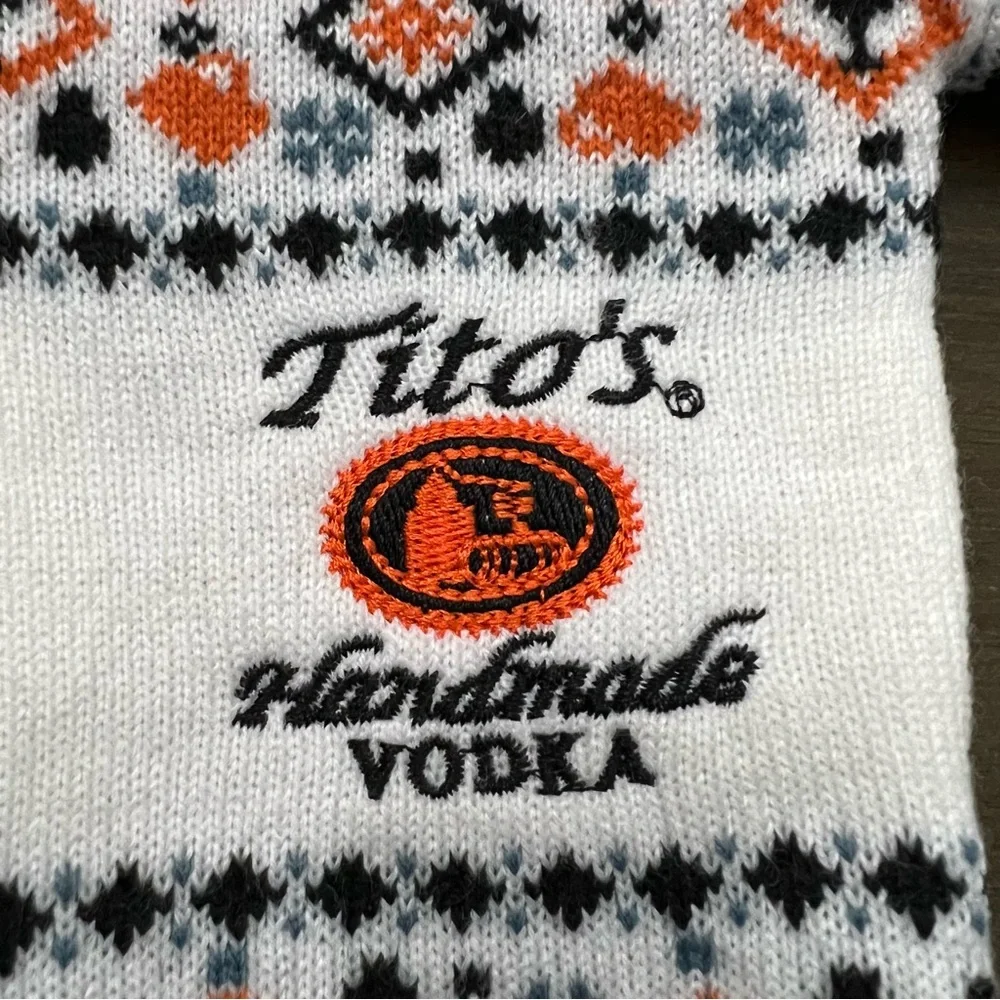 Tito's Handmade Vodka Sweater Bottle Cover